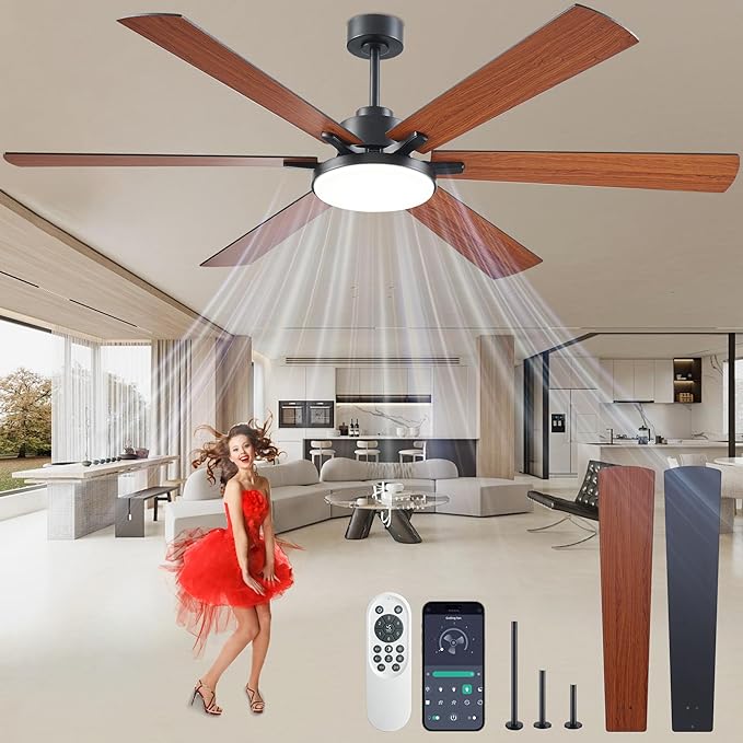 DiamondForge™ 72” Smart Ceiling Fan